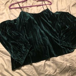 Topshop off the shoulder blouse